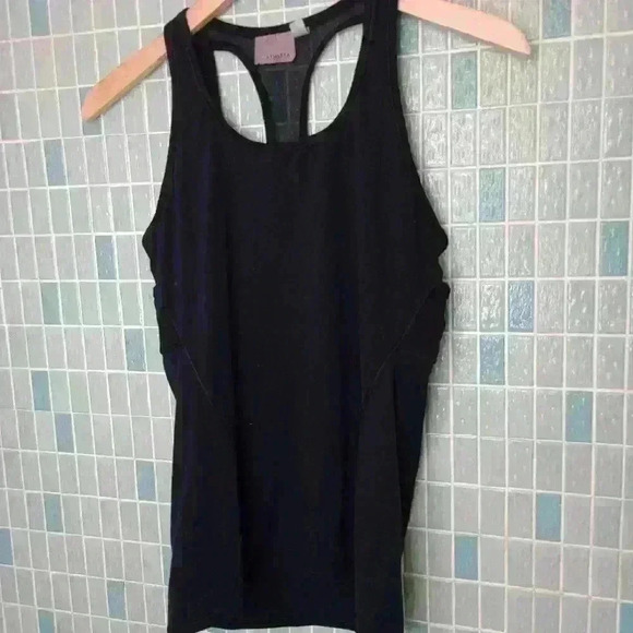 Athleta Active Gym Yoga Racer back Tank Top Black - Picture 7 of 13